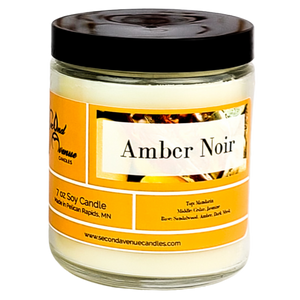 Amber Noir Scented Soy Candle