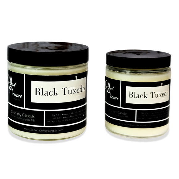 Black Tuxedo Soy Candles