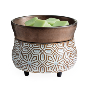 Bronze Geometric 2-In-1 Classic Fragrance Warmer