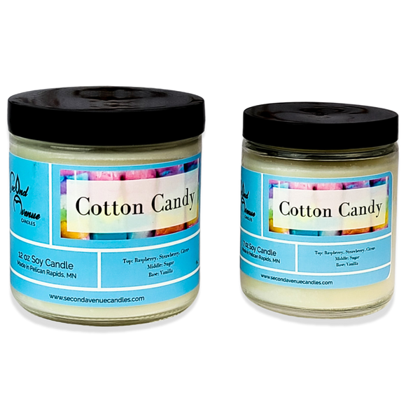 Cotton Candy Soy Candles