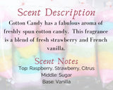 Cotton Candy Scented Large Wax Melt