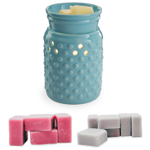 Hobnail Illuminating Midsize Wax Warmer Bundle