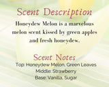 Honeydew Melon Scented Large Wax Melt