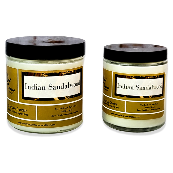 Indian Sandalwood Soy Candle