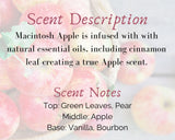 Macintosh Apple Scented Large Wax Melt