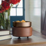 Pewter Walnut 2-In-1 Classic Fragrance Warmer Bundle