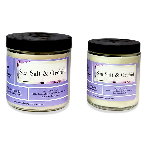 Sea Salt & Orchid Soy Candle